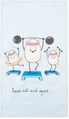 Полотенце кухонное «Love eat and sport» - Фото 1