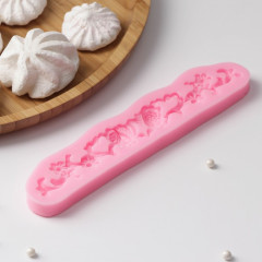 Молд силиконовый «Цветочная композиция» - Фото 3