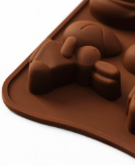 Форма силиконовая для льда и кондитерских украшений «Зайцы, утки и яйца» - Фото 3