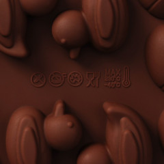 Форма силиконовая для льда и кондитерских украшений «Зайцы, утки и яйца» - Фото 5