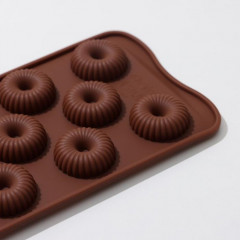 Форма силиконовая для льда и кондитерских украшений «Колечко. Риб» - Фото 3