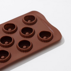 Форма силиконовая для льда и кондитерских украшений «Колечко. Риб» - Фото 4