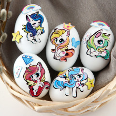 Набор для украшения яиц с жидкими красителями «Радужная пасха» - Фото 2