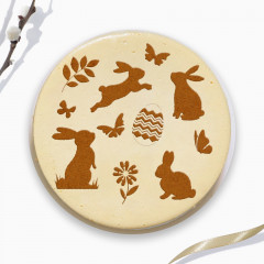 Набор трафаретов и топперов для украшения пасхальной выпечки «Зайки» - Фото 3