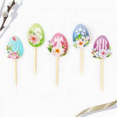 Набор трафаретов и топперов для украшения пасхальной выпечки «ХВ» - Фото 1