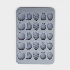 Форма силиконовая для мармелада «Фрукты» - Фото 1