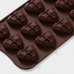 Форма силиконовая для кондитерских украшений «Холодное сердце» - Фото 3