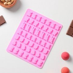 Форма силиконовая для мармелада «Зоопарк» - Фото 1