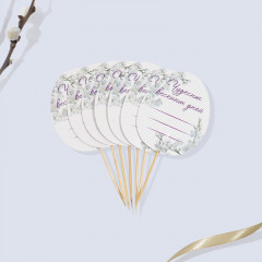 Набор для украшения пасхальных яиц и кулича «Цветы» - Фото 3