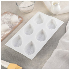 Форма силиконовая для муссовых десертов и выпечки «Листочек» - Фото 2