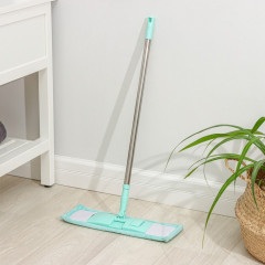 Швабра для мытья пола плоская - Фото 2