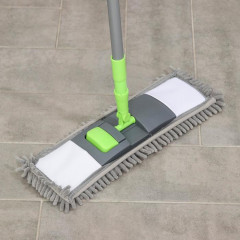Швабра для мытья пола плоская - Фото 2