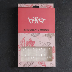 Форма для шоколада и конфет «Плитка с колечками» - Фото 4