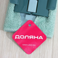 Швабра для мытья пола плоская - Фото 3