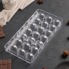 Форма для шоколада и конфет «Сердца» - Фото 1