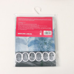 Штора для ванной «Синие маки» - Фото 4