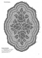 Салфетки в технике филейного вязания - Фото 3