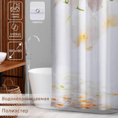 Штора для ванной «Орхидея над водой» - Фото 1
