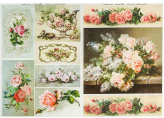 Набор карт декупажных «Винтажные розы 1» - Фото 4