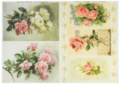 Набор карт декупажных «Винтажные розы 1» - Фото 5