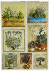 Набор карт декупажных «Травы Прованса» - Фото 2