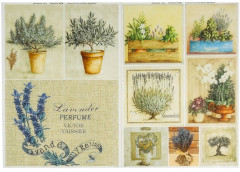 Набор карт декупажных «Травы Прованса» - Фото 3