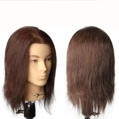 Фирменный манекен голова мужской, 100% натуральный 25 см - Фото 1