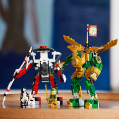 Конструктор Ninjago 71781 Битва с роботом Ллойда. Lloyd’s Mech Battle EVO - Фото 4