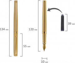 Ручка подарочная перьевая - Фото 11