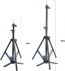 Штатив тренога для манекена напольный, черный - Фото 3
