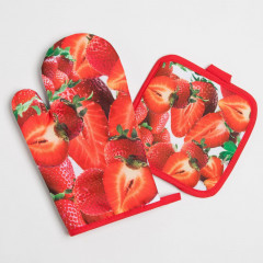 Набор прихваток «Клубника» - Фото 1