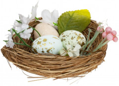 Изделие декоративное «Гнездо пасхальное» - Фото 1