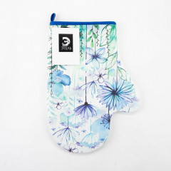 Варежка-прихватка «Blue flowers» - Фото 3