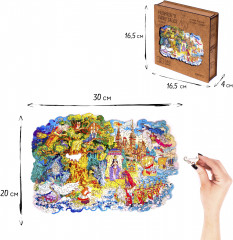 Пазл деревянный «Сказки Пушкина» - Фото 3