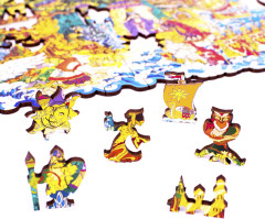 Пазл деревянный «Сказки Пушкина» - Фото 5