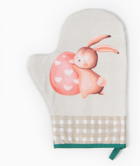 Варежка-прихватка «Пасхальный кролик» - Фото 1