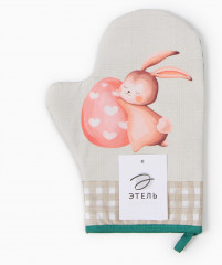Варежка-прихватка «Пасхальный кролик» - Фото 3
