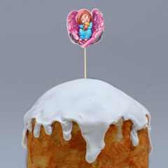 Топпер для кулича «Ангелочек» - Фото 4