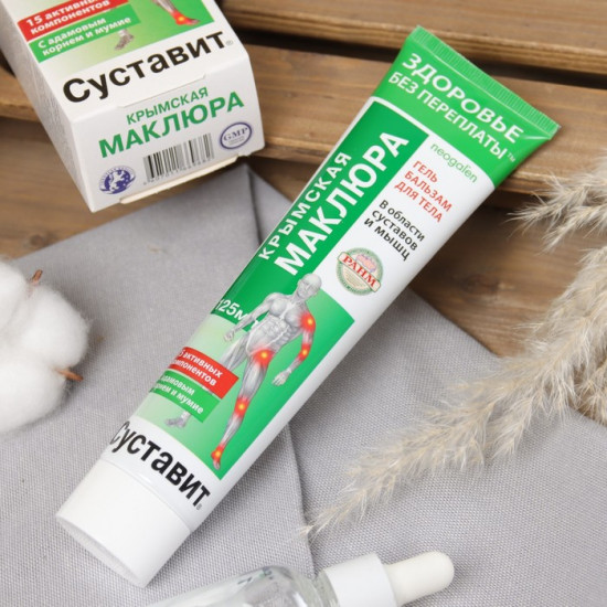 Гель-бальзам для тела с маклюрой «Суставит. Крымская маклюра»