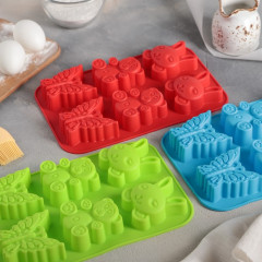 Форма для выпечки «Заяц, мишка, бабочка» - Фото 7