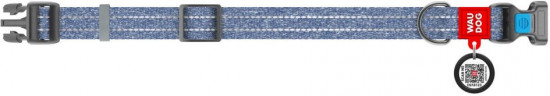 Ошейник для собак с QR-паспортом «Re-cotton»