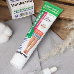 Гель-бальзам для ног с троксерутином «Конский каштан» - Фото 1