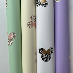 Бумага упаковочная матовая «Mouse». Ваниль - Фото 1