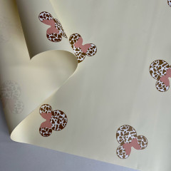 Бумага упаковочная матовая «Mouse». Ваниль - Фото 3