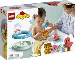 Конструктор Duplo 10966 Приключения в ванной: плавучий остров для зверей. Bath Time Fun: Floating Animal Island - Фото 3