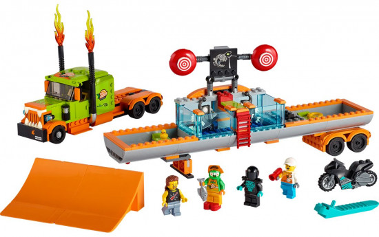 Конструктор LEGO® 60294 Грузовик для шоу каскадёров