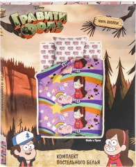 Комплект постельного белья «Мэйбл и Пухля» (арт. 8902+8903, бязь, 1,5-спальный, 1 наволочка 70х70) - Фото 4