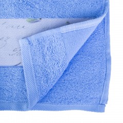 Полотенце махровое «Письмо», 70×140 см, цвет синий - Фото 1