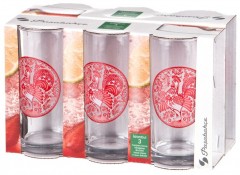 Набор стаканов «Петух красный» (290 мл, 6 штук) - Фото 1