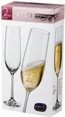 Набор бокалов для шампанского (190 мл, 2 штуки) - Фото 1